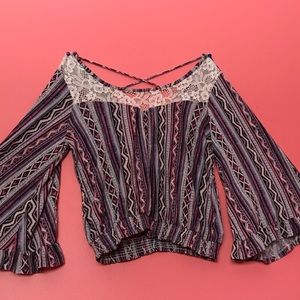 Lacy top that is purple